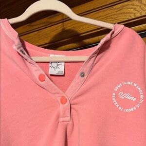 Aerie Pink Crew Neck Sweater